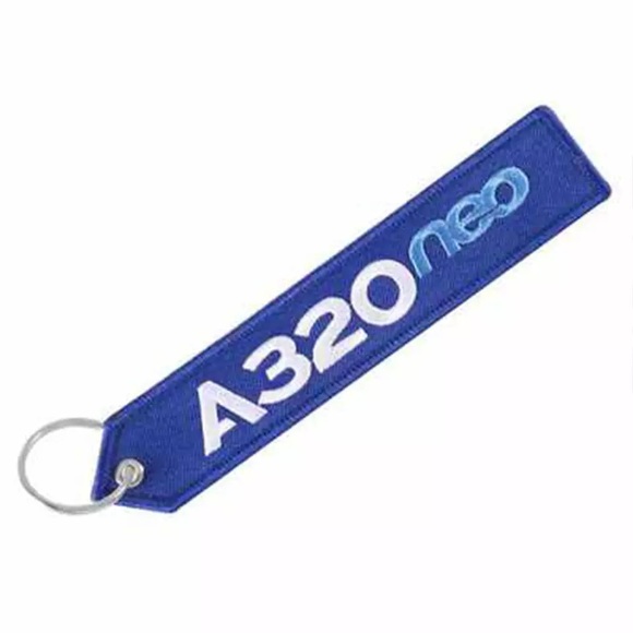 Airbus 320 Aviator Keychain Luggage Tag - Picture 3 of 12